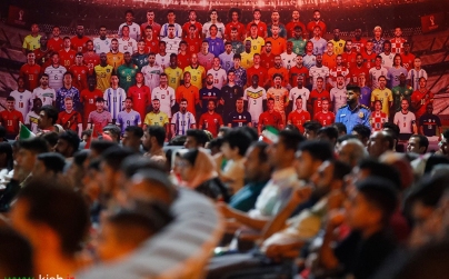 تماشای فوتبال ایران و آمریکا در کیش 